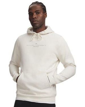 Under Armour Ua Icon Fleece Ode Landscape Hoodie - White