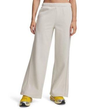 Under Armour Ua Icon Sama Fleece Wide Leg Pants - White