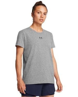 Under Armour Rival Core Short Sleeve Castlerock - Gray