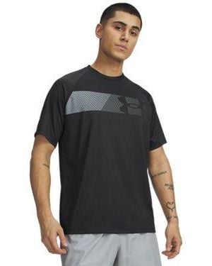 Under Armour Ua Tech Graphic Short Sleeve - Black
