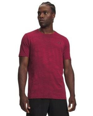 Under Armour Ua Vanish Elite Seamless Camo Short Sleeve - Red