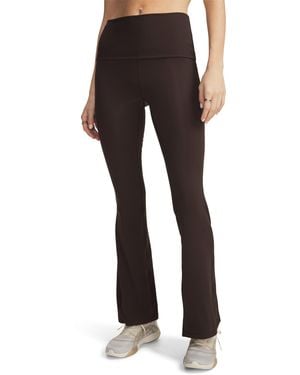 Under Armour Meridian Foldover Rib Flare Leggings Kona Kona - Black