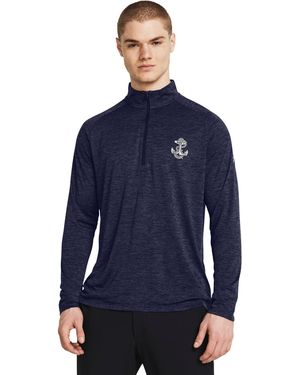 Under Armour Ua Tech Twist Collegiate 1⁄4 Zip - Blue