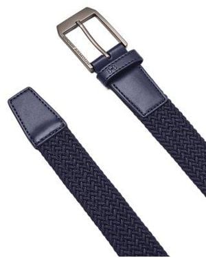 Under Armour Drive Braided Belt Midnight Midnight - Blue