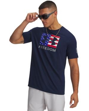 Under Armour Ua Freedom Logo T-shirt - Blue