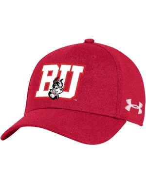 Under Armour Ua Blitzing Collegiate Stretch Fit Hat - Red