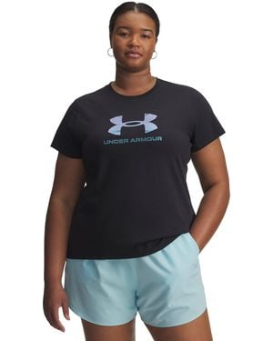 Under Armour Ua Rival Shimmer Short Sleeve - Blue