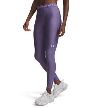 Under Armour Heatgear Leggings Luxe Crest - Purple