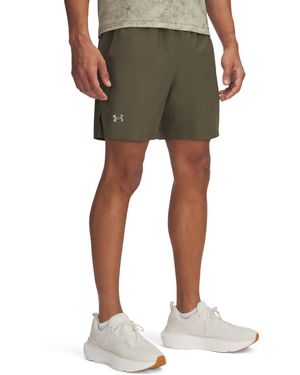 Under Armour Ua Launch Unlined 7" Shorts - Green