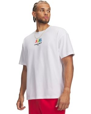 Under Armour Ua Heavyweight Fitness Expo Short Sleeve - White
