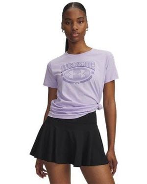 Under Armour Varsity Short Sleeve Crest Luxe - Purple