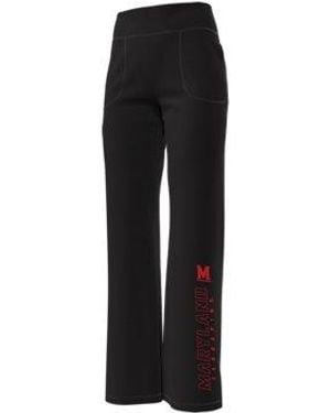 Under Armour Ua Icon Collegiate Open Bottom Pants - Black