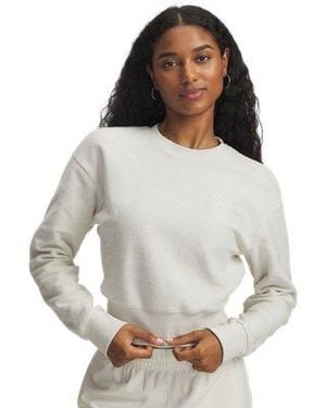 Under Armour Ua Icon Terry Varsity Crew - White