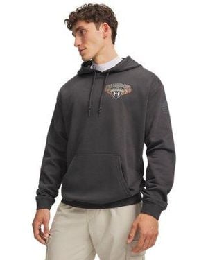 Under Armour Ua Freedom Eagle Skull Hoodie - Gray
