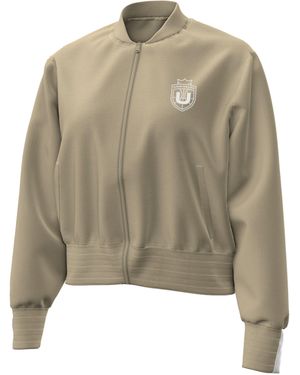Under Armour Ua Gameday Double Knit Unrivaled Bomber Jacket - Natural