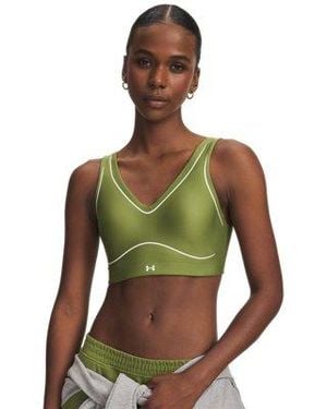 Under Armour Ua Infinity Mid Novelty Sports Bra - Green