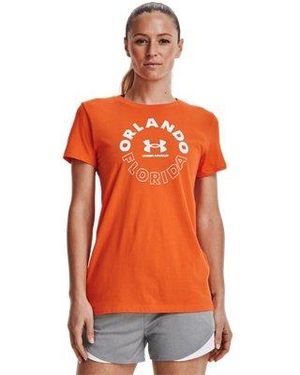 Under Armour Ua Orlando Short Sleeve - Orange