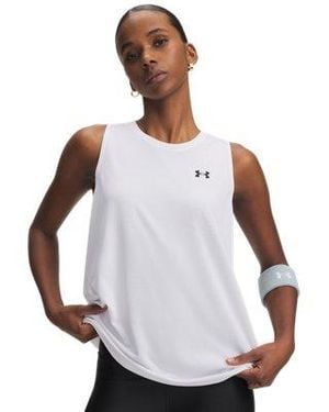 Under Armour S Tech Tank Top, - White