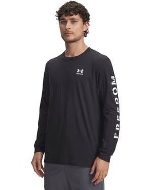 Under Armour Ua Freedom Flag Long Sleeve - Blue