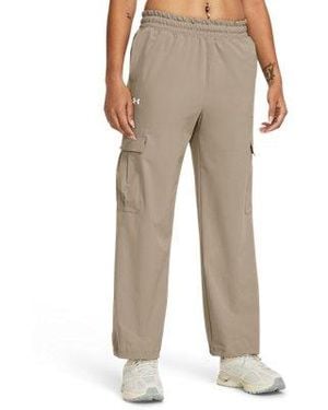 Under Armour Ua Rival Woven Cargo Pants - Natural