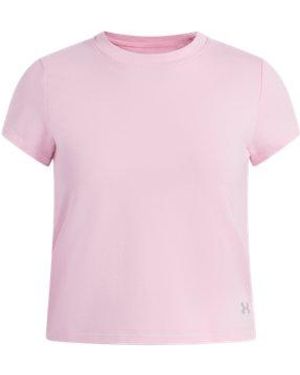 Under Armour Ua Movement Fitted Girls' Short Sleeve - Pink