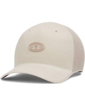 Under Armour Ua Stealthform Mid Trucker Hat - Natural