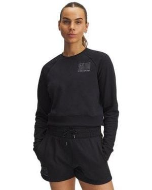Under Armour Ua Rival Freedom Crop Crew - Blue