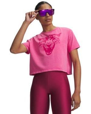 Under Armour Ua Heavyweight City Short Sleeve - Pink