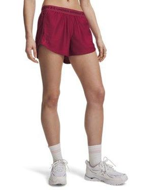 Under Armour Tech Play Up 3" Shorts Venom - Red