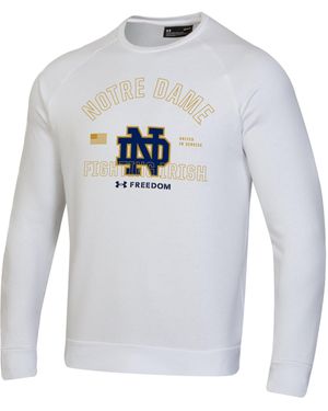 Under Armour Ua Rival Fleece Collegiate Freedom Crew - Gray