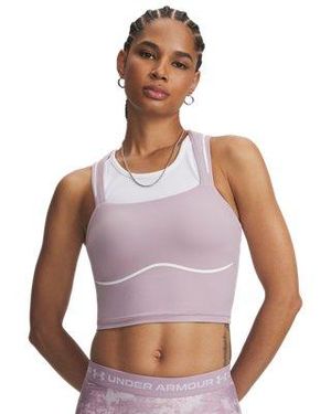 Under Armour Ua Meridian Contour Tank - Purple
