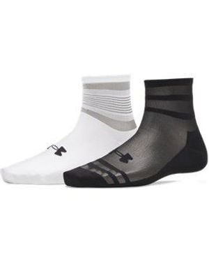 Under Armour Ua Sportswear Sheer 2-pack Quarter Socks - Black