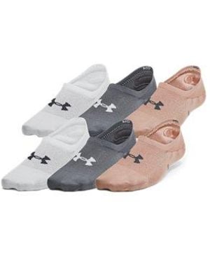 Under Armour Ua Breathe Lite 6-pack Liner Socks - Brown