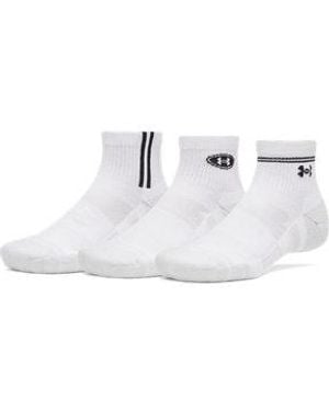 Under Armour Ua Performance Tech 3-pack Quarter Socks - White