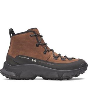 Under Armour Ua Charged Expanse Mid Leather Waterproof Hiking Boots - Black