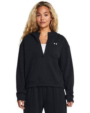 Under Armour Ua Rival Fleece Textured Top - Blue