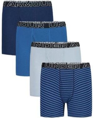 Under Armour Ua Performance Cotton Boys' Boxer Briefs - Blue