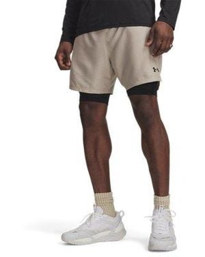 Under Armour Ua Vanish Woven 2.0 2-in-1 Shorts - Natural