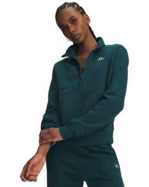Under Armour Ua Rival Fleece 1⁄2 Zip - Green
