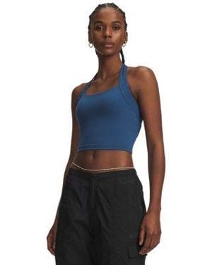 Under Armour Meridian Halter Tank Wham Wham - Blue