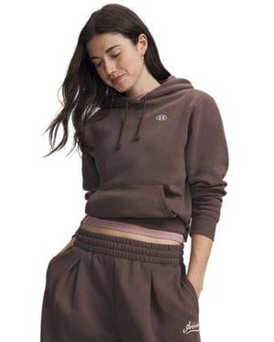 Under Armour Ua Rival Fleece Hoodie - Brown