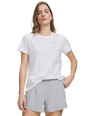 Under Armour Ua Freedom Banner Short Sleeve - White