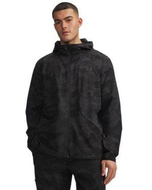 Under Armour Ua Unstoppable Woven Printed Jacket - Black