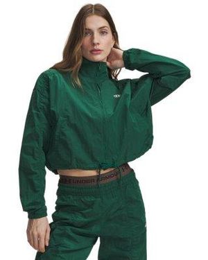 Under Armour Ua Rival Woven Full Zip - Green