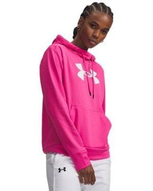 Under Armour Armor Fleece® Big Logo Hoodie - Pink