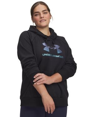 Under Armour Ua Rival Fleece Shimmer Hoodie - Blue