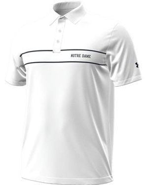Under Armour Ua Playoff Chest Stripe Collegiate Polo - White