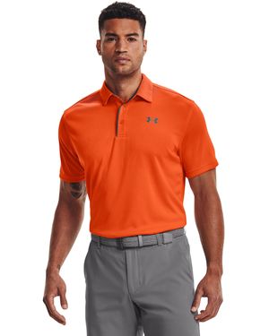 Under Armour Tech Golf Polo, - Orange
