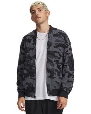 Under Armour Ua Sport Utility Mesh Bomber Jacket - Gray