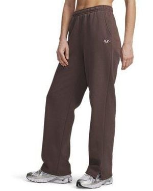 Under Armour Ua Rival Fleece Straight Leg Pants - Brown